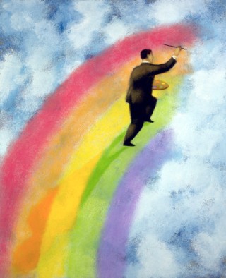 Painting Rainbow --- Image by © Images.com/Corbis